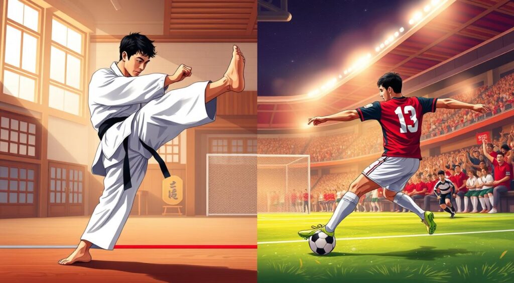 Arts martiaux vs sport classique