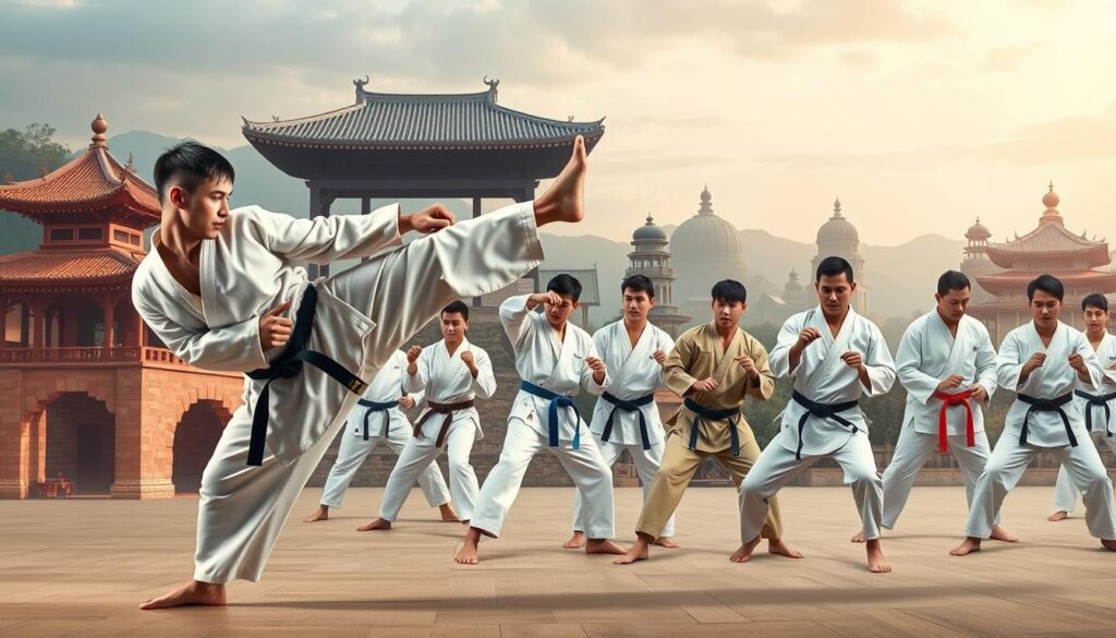 évolution des arts martiaux